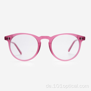 Runde optische Brillenfassungen aus Acetat mit D-Rahmen für Damen und Herren
